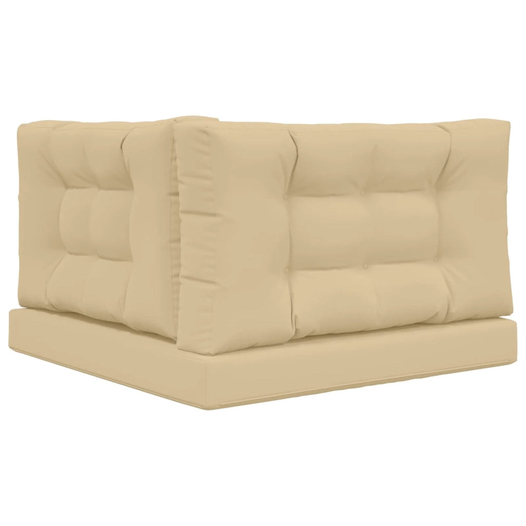 Cuscino per divano da esterno 3 pz | Cuscini per sedie Beige Poliestere