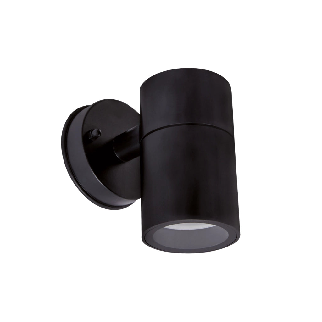 Applique esterna nera tubolare GU10 7W IP54 Gordon