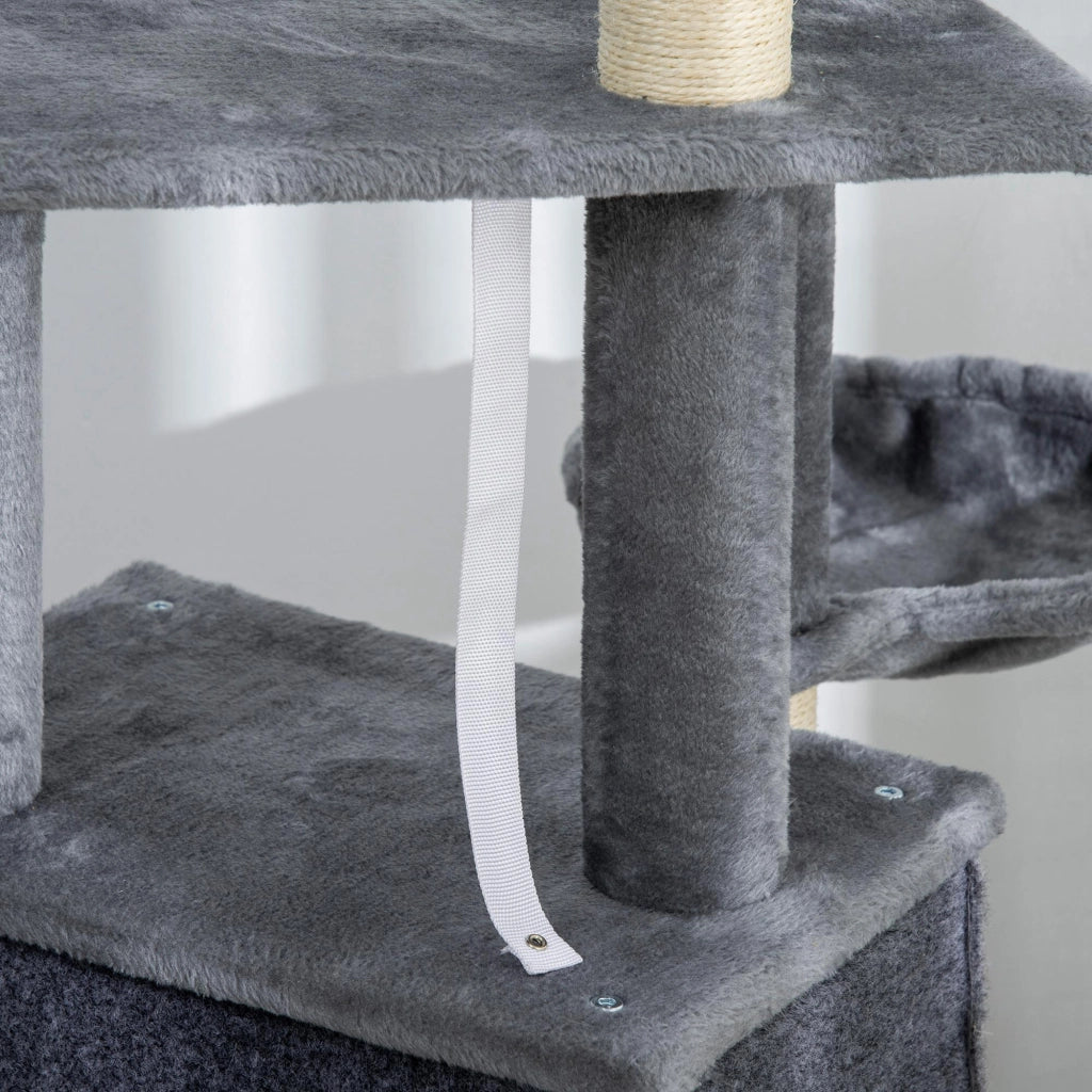 Arbre ¨¤ chat con griffoir, gioco e piattaforme ¨C zephmum ¨C grigio