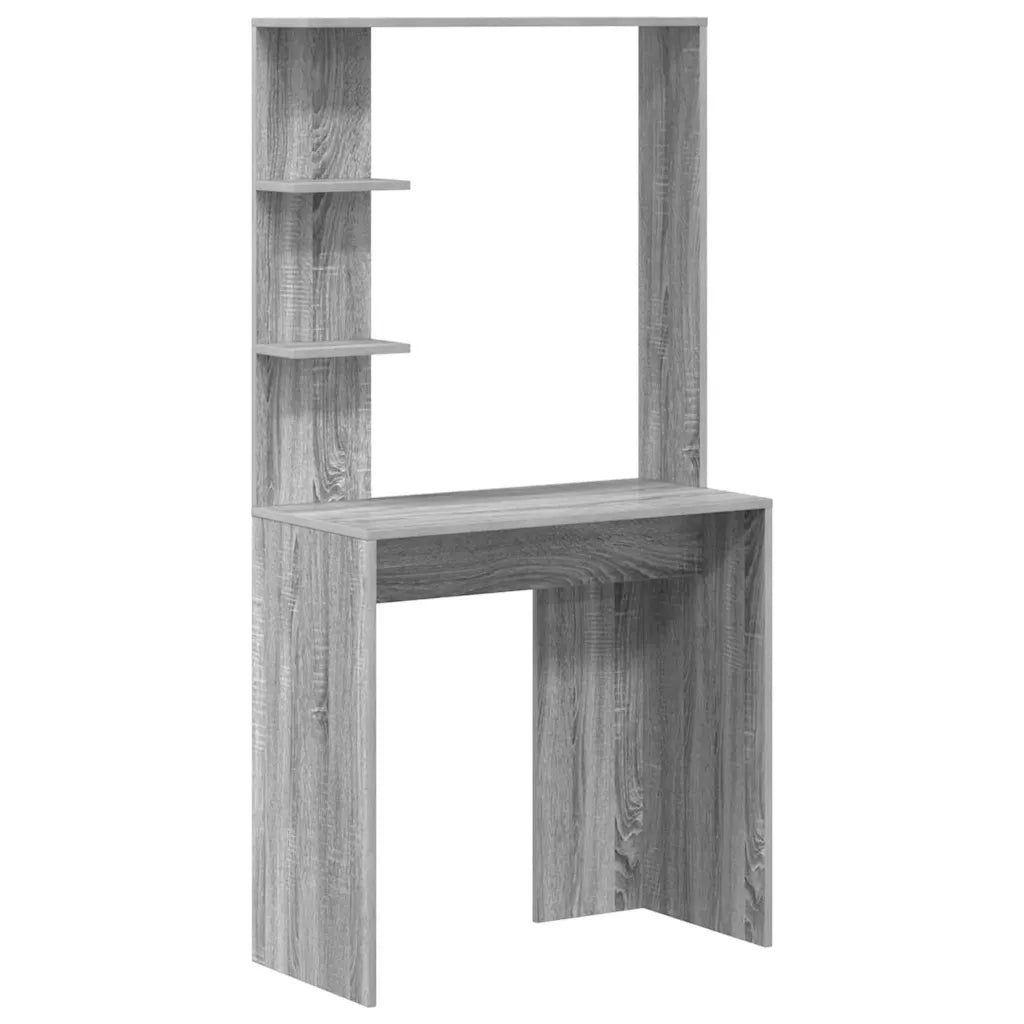 Scrivania Grigio Sonoma 78,5 x 37 x 154,5 cm Legno multistrato 869343