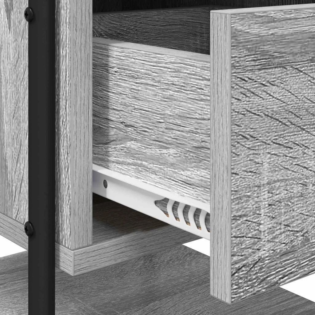 Armadio da Notte Sonoma grigio 35 x 36,5 x 47 cm 8007665