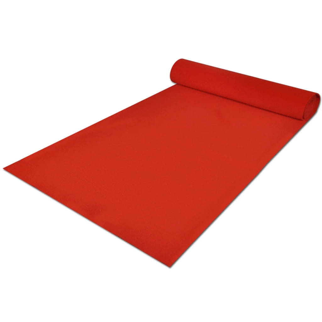 Tappeto Rosso 1 x 20 m Poliestere 42052431