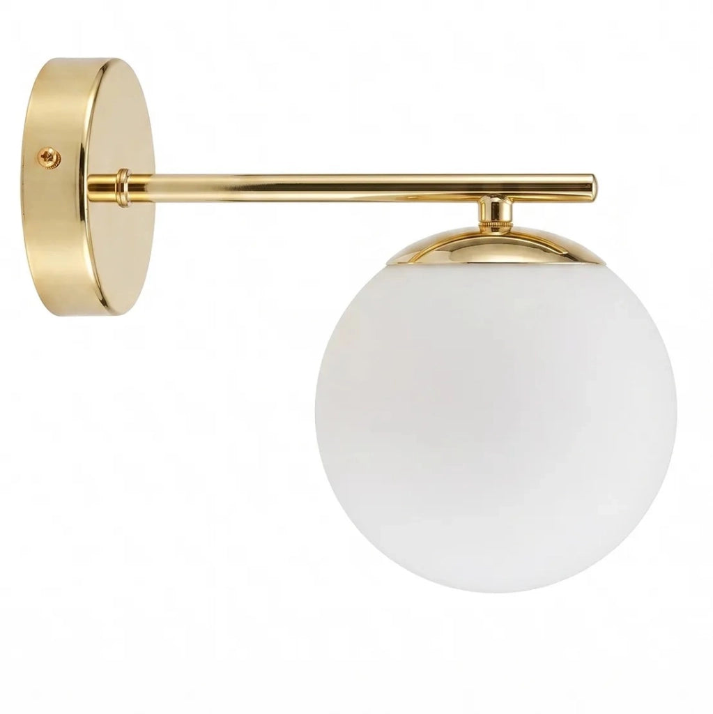 Lampada Da Parete Vetrata Gold APP684-1W