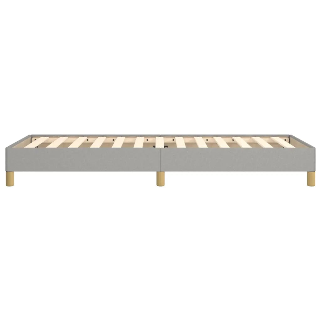 Giroletto senza Materasso-Struttura Letto Grigio Chiaro 100x200 cm Tessuto 923062
