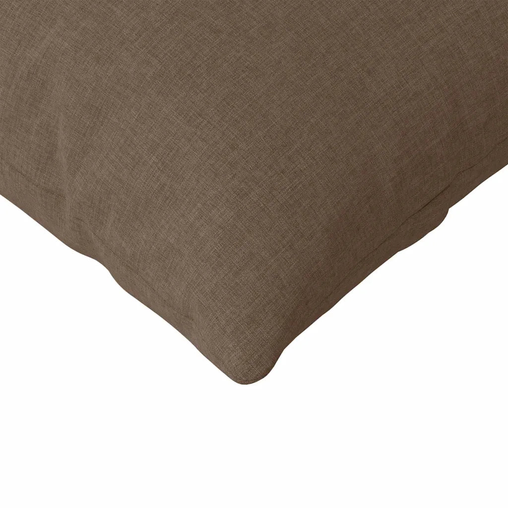Cuscini da Divano 2 pcs Marrone 200 x 40 cm Tessuto 42013872