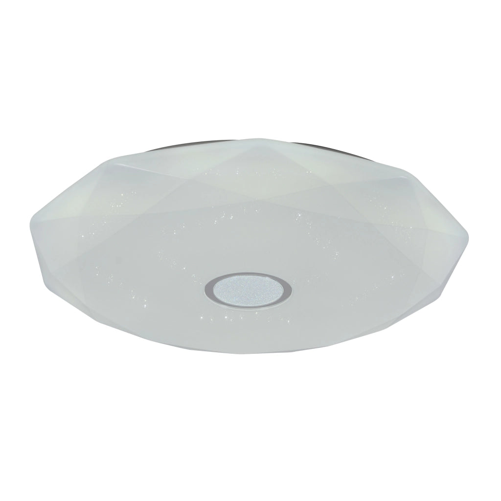 Plafoniera LED Polux Diamond 80W 80cm con telecomando