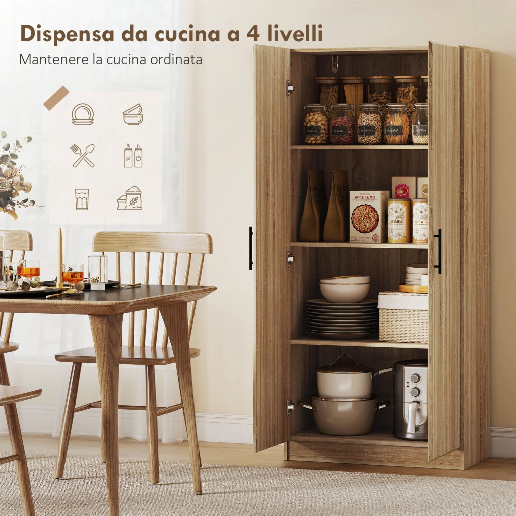Credenza ¨C Minimal ¨C Legno 75x40x165 cm