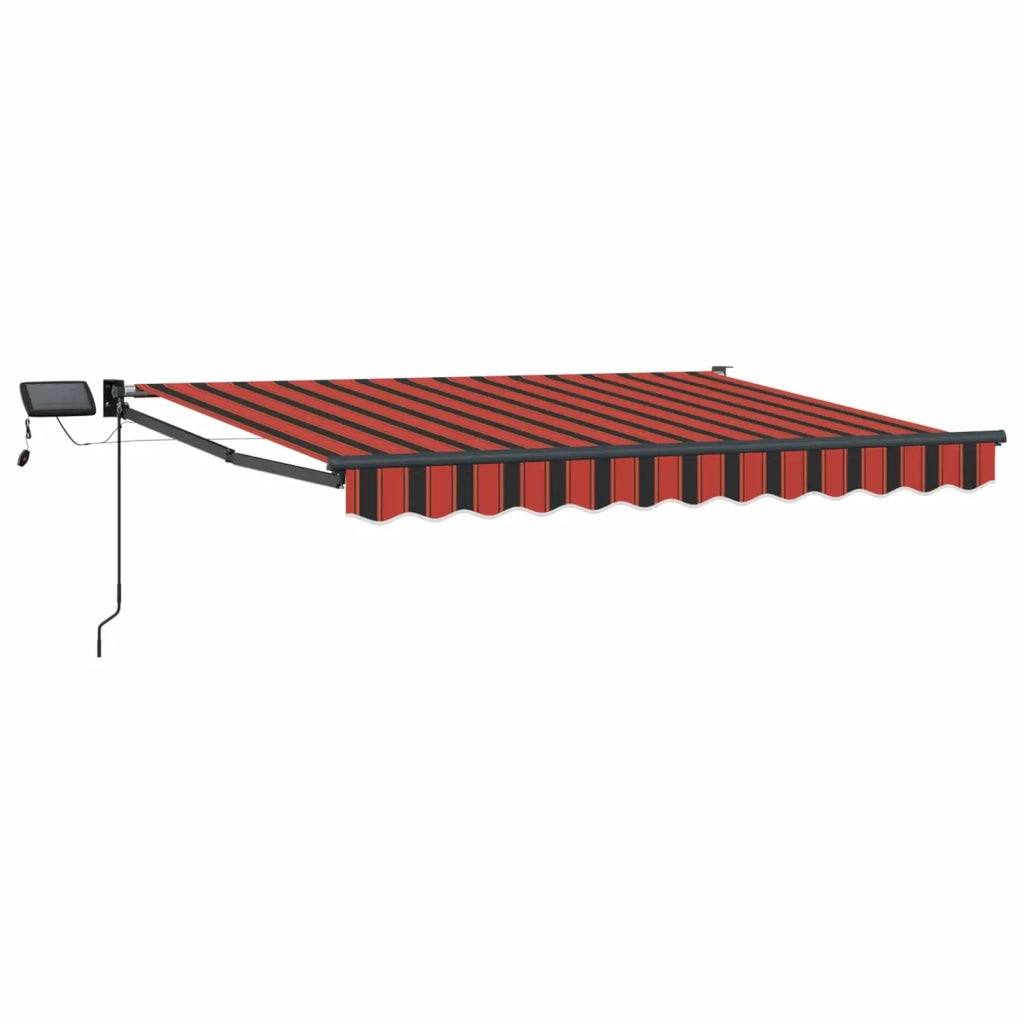 Tenda retrattile manuale con LED 3,5 x 2,5 m 3419440
