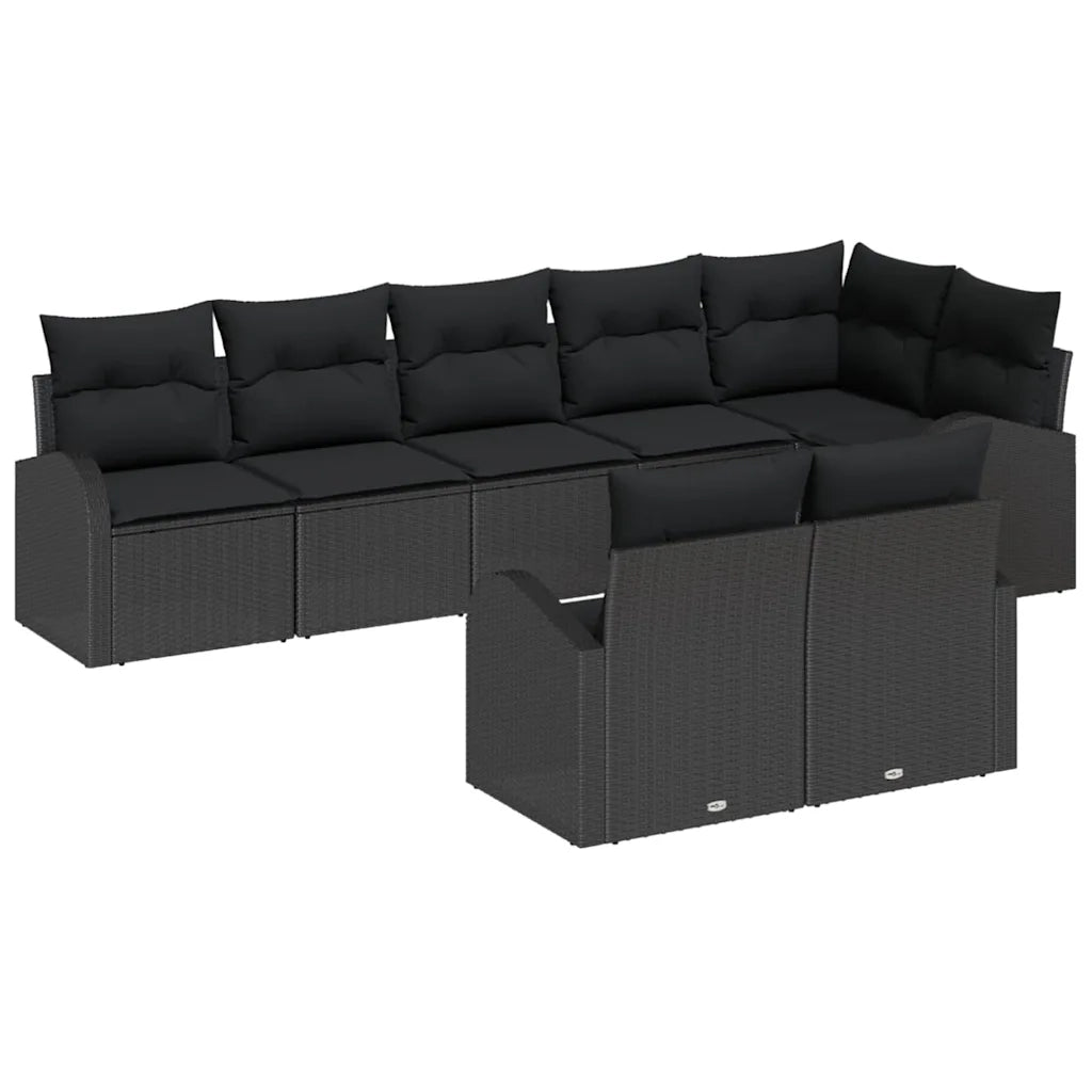 Set Divano da Giardino 8 pcs polyrattan 3346093