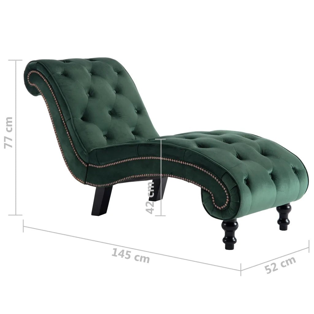 Sdraio Verde in Velluto CFW9415991
