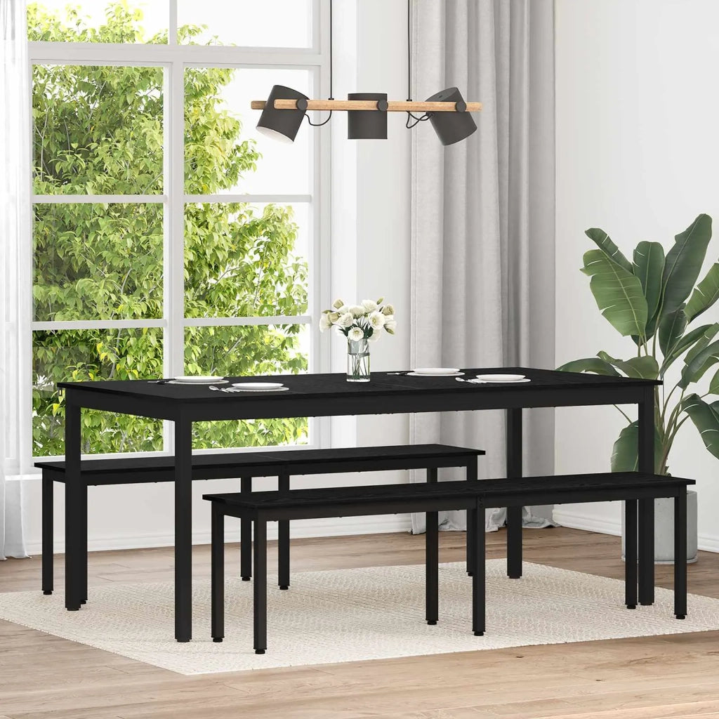 Tavoli da pranzo 2 pcs 180 x 90 x 75 cm Legno multistrato 3415378