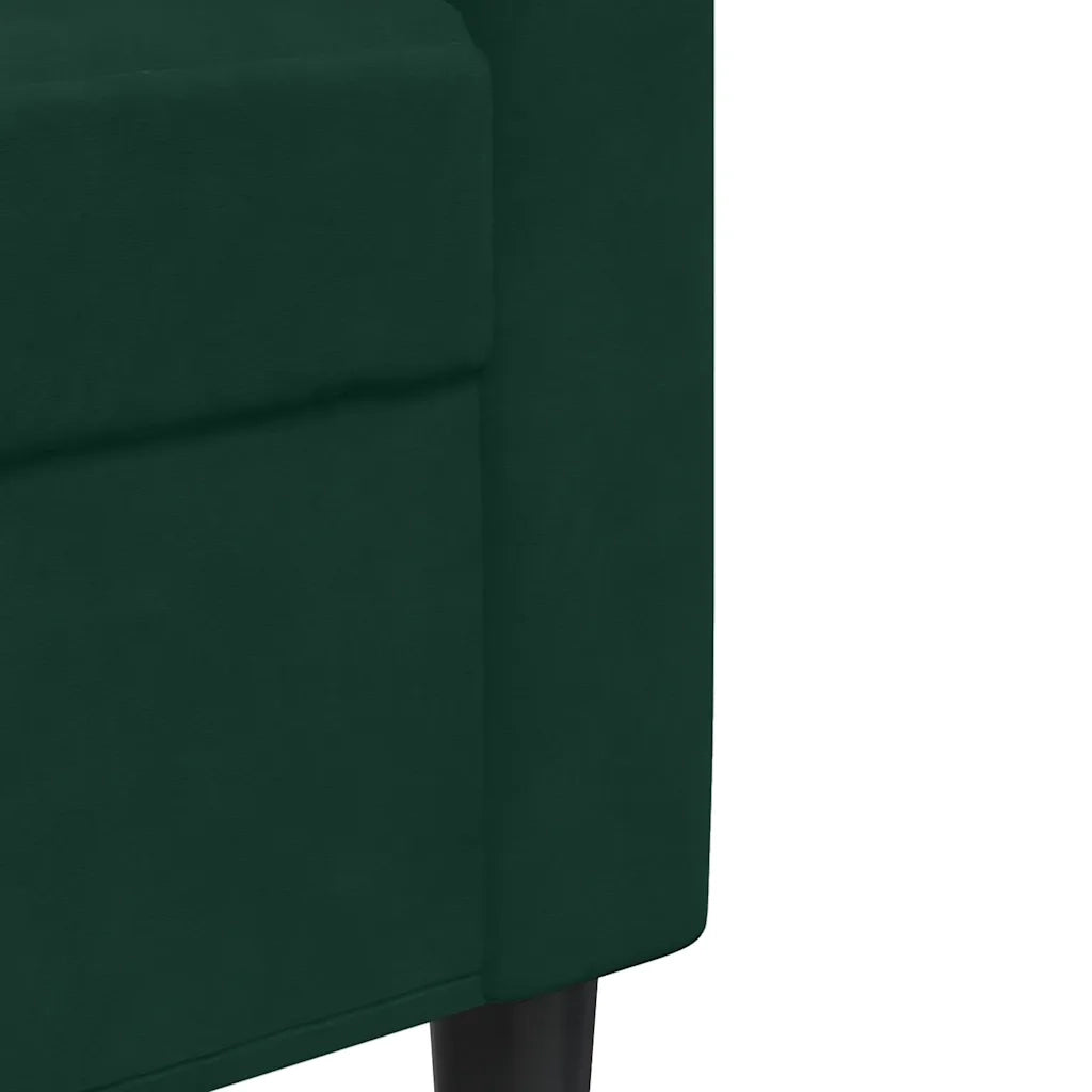 Set di Divani 4 pz con Cuscini Verde scuro in Velluto 3278443