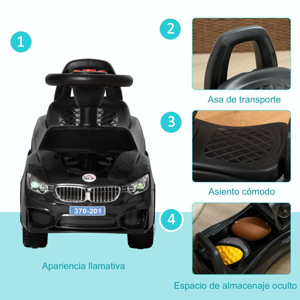 Carrellino Bambini ¨C Minimal ¨C Nero con Musica e Luce
