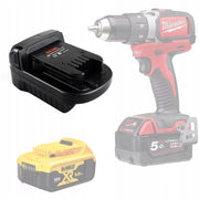 Adattatore Batteria Dewalt 18V a Milwaukee 18V DW18ML – Compatibile con Utensili Milwaukee 18V