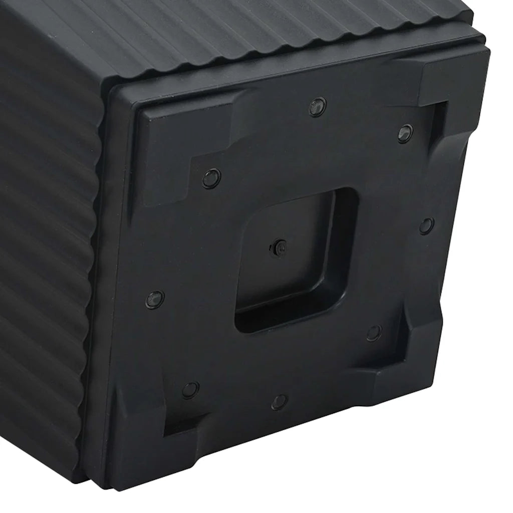 Vasi per Piante 24 pcs Nero 16 x 16 x 14 cm Plastica 3403311
