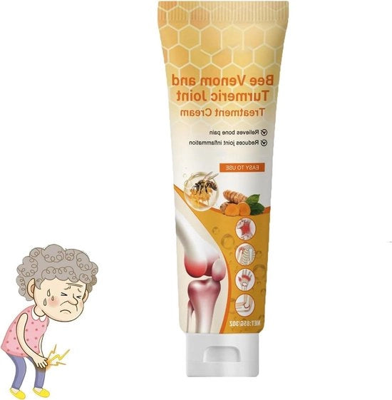 Creme per trattamento articolare con bije e curcuma.