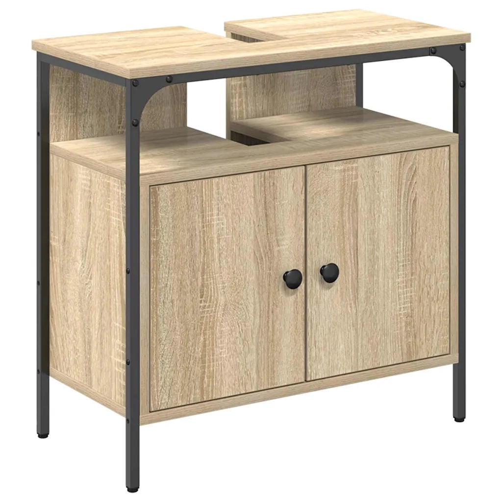 Mobile da Bagno | Armadio da bagno Beige 60 x 30 x 60 cm Legno multistrato