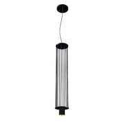 Lampada a sospensione moderna nera IHI 8xG9 2,5W Dohar