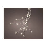Micro LED a grappolo x albero arg/bianco caldo 210cm 8Funz OUT