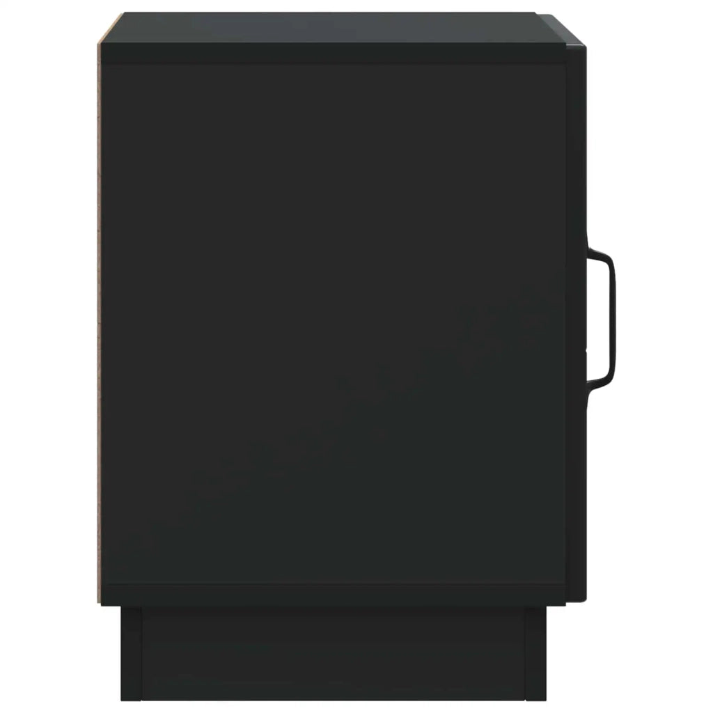 Comodino Nero 43 x 34,5 x 47 cm Legno ingegnerizzato 895257