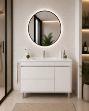 Mobile bagno con lavabo ORIGENBATH CAPRERA senza specchio 80x45 cm bianco nordico