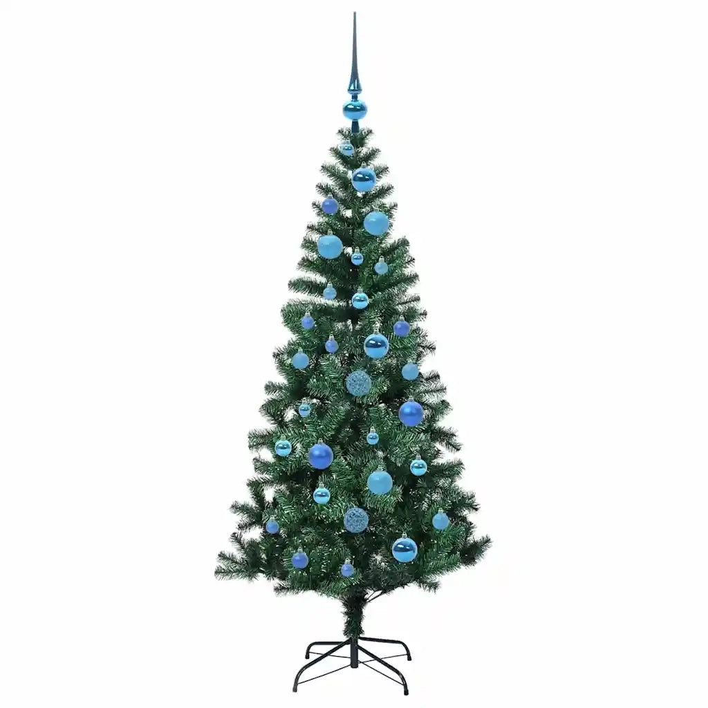 Albero di Natale artificiale con luci integrate Verde 150 cm 3396756