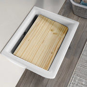 Asse lavapanni per vasca da 75 cm in legno