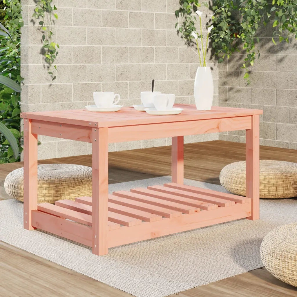 Tavolo da Giardino | Tavolino da esterno 82,5x50,5x45 cm in Legno Massello di Pino