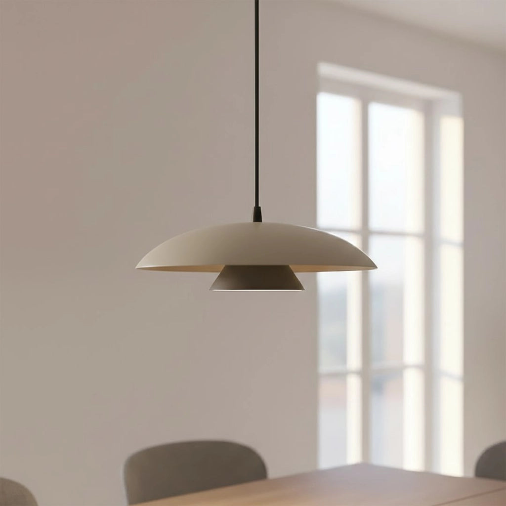 Lampada sospesa Babel beige/nero 1xGX53 Emibig