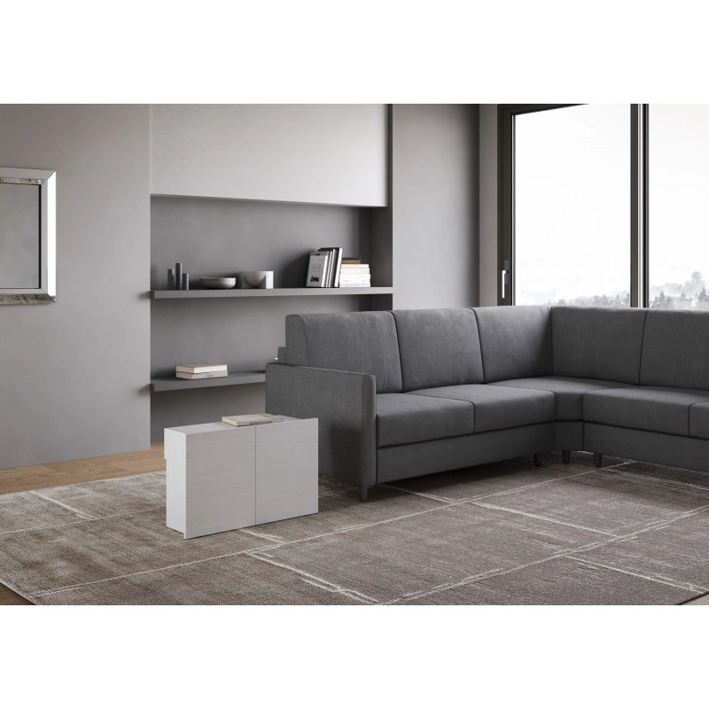 Panca Superiore Evolve 72x26/300 - Bianco Frassino