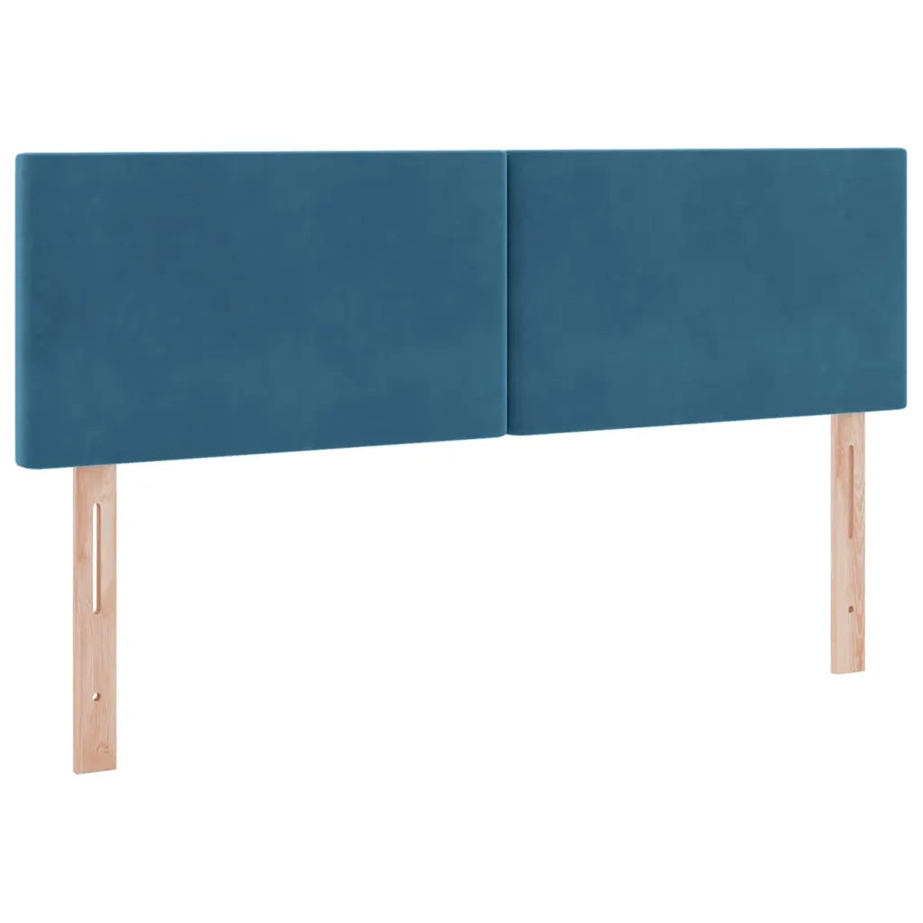 Letto con Contenitore Blu Scuro 140 x 200 cm Velluto 3370705