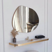 Dorno, Specchio Forma Ovale, 55x75h cm oro