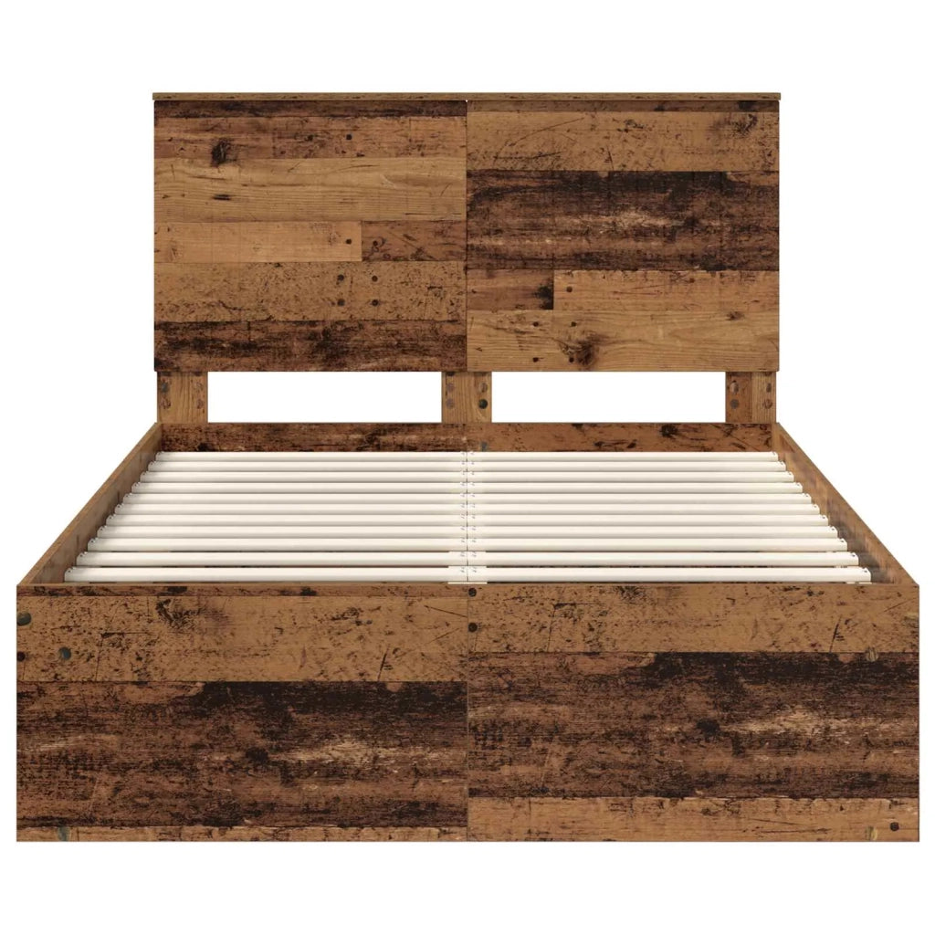 Struttura del letto Legno vecchio 120 x 190 cm Pino massello 3411044