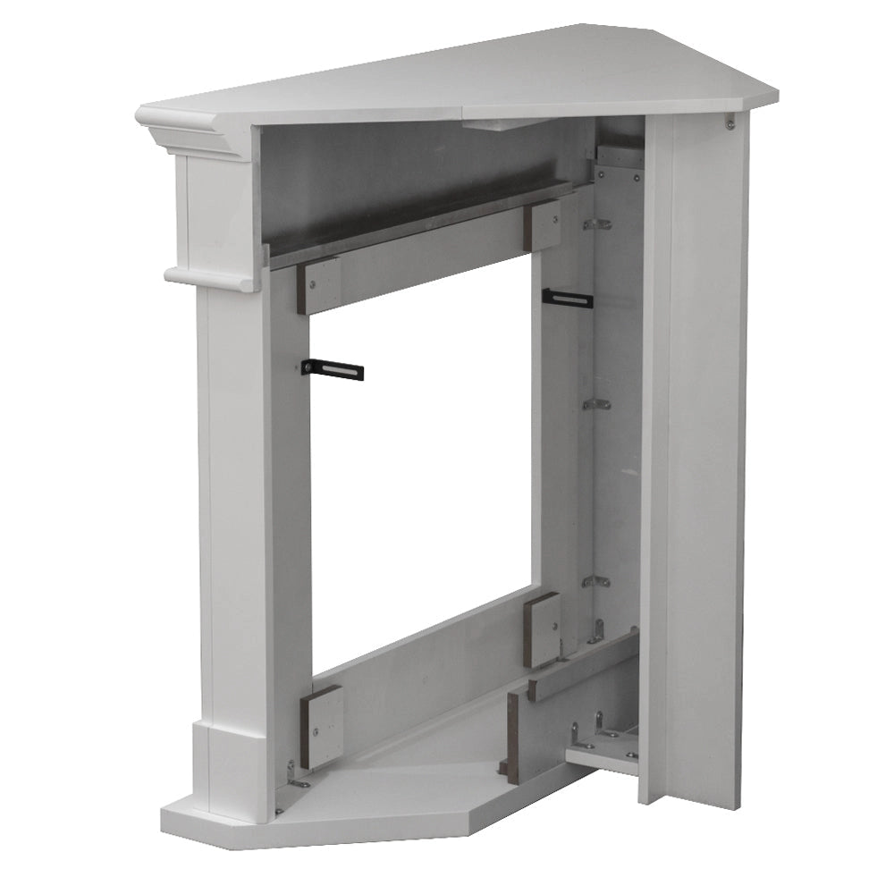 Camino Elettrico da Terra Ad Angolo 110x63x102 cm Ford Bianco