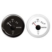 INDICATORE NERO PER ACQUE CHIARE CLEAN WATERS LEVEL INDICATOR WHITE SCALE 0-1/1 12/24V