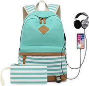 Borsa scolastica con porta USB