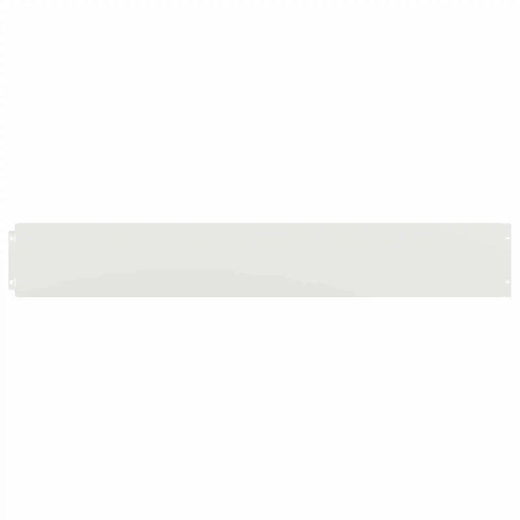 Bordura per Prato 30 pz 15 x 103 cm Acciaio Bianco 8014179