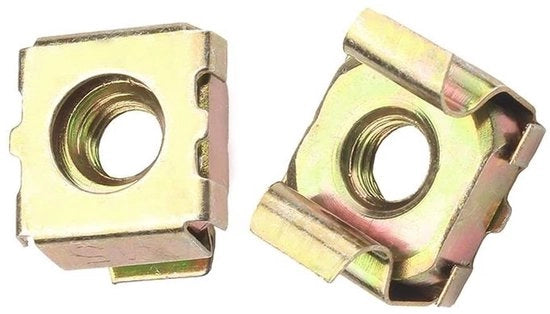 M5 Moeren in Acciaio di Carbonio - Immersi - Moeren Indistruttibili - Componenti di Fissaggio - 30 Pezzi - Alta Durezza - Moeren Quadrati