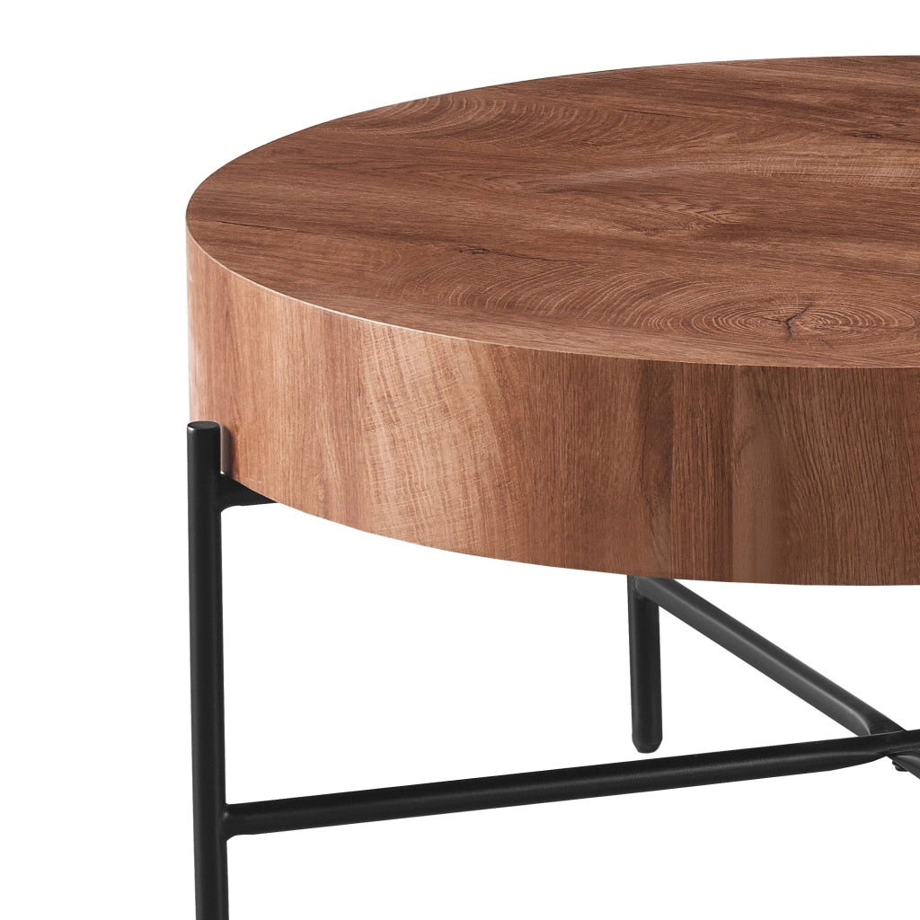 Tavolino da caffè KAMIK in MDF marrone