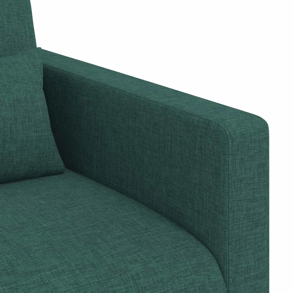 Set di divani 2 pcs Verde Scuro 198 x 78 x 80 cm Tessuto 3407584