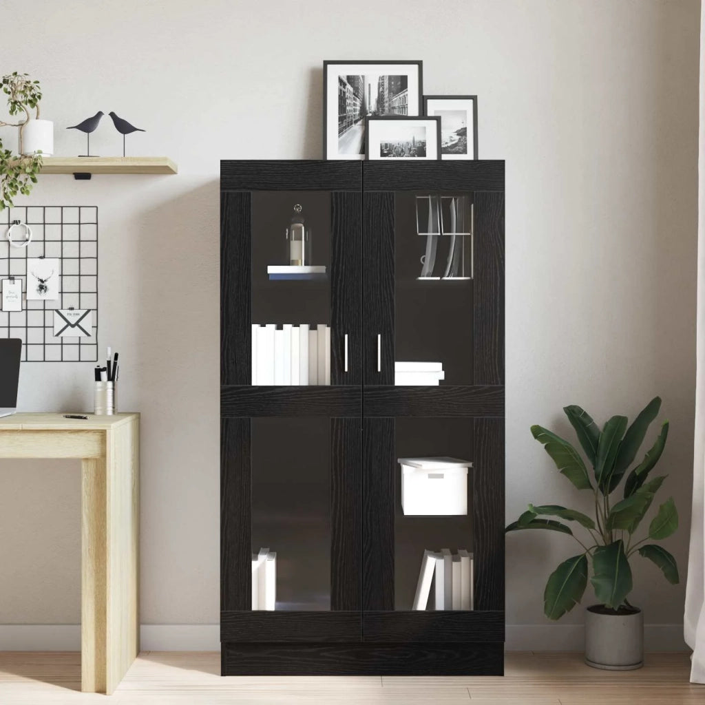 Armadio per Libri Rovere Nero 82,5 x 30,5 x 150 cm 3329276