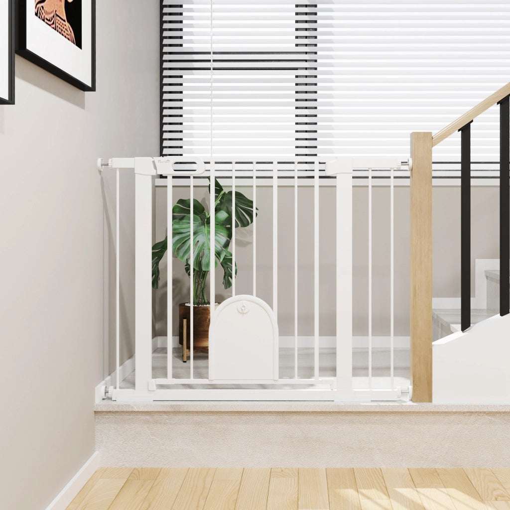 Barriera di Sicurezza per Cani ¨C Minimal ¨C Bianco 75-103 cm