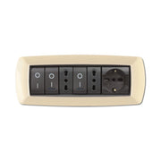 PLACCA LIFE LIVING PLAST AVORIO 7P