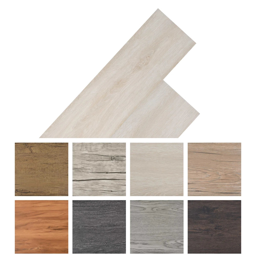 Plance per Pavimenti in PVC Autoadesive 30,5 x 61 cm 28 pcs PVC 42046411