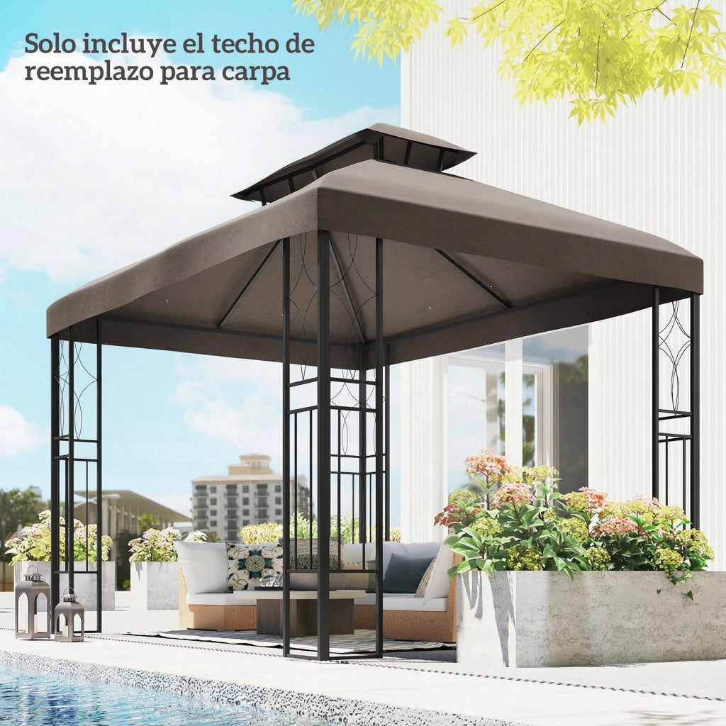 Toldo ¨C Minimal ¨C Marrone 4x3 m