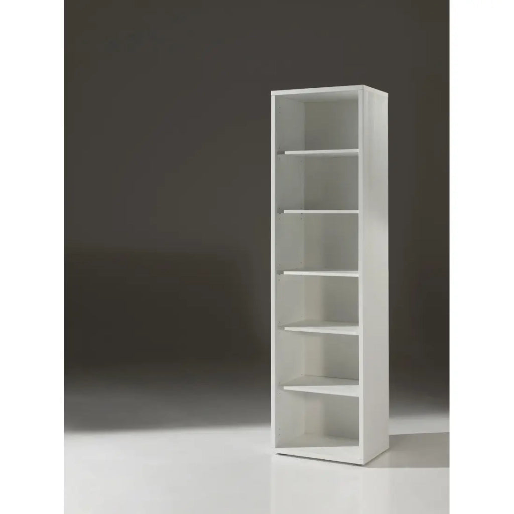 Libreria da ufficio con 5 ripiani - Collezione SOON - Bianco Opaco