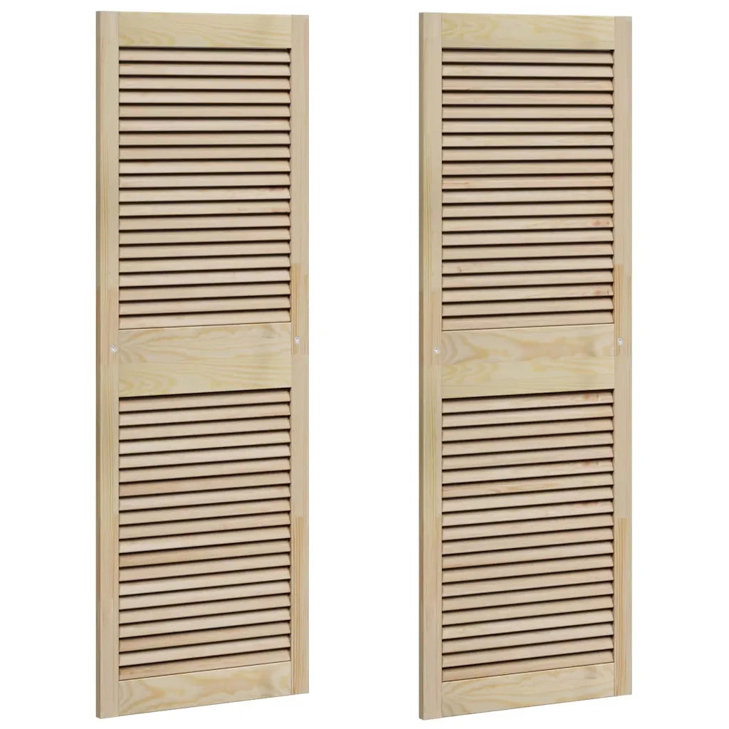 Porta per Armadio 2 pz Naturale 49,5 x 2,1 x 140,5 cm CFW2825043