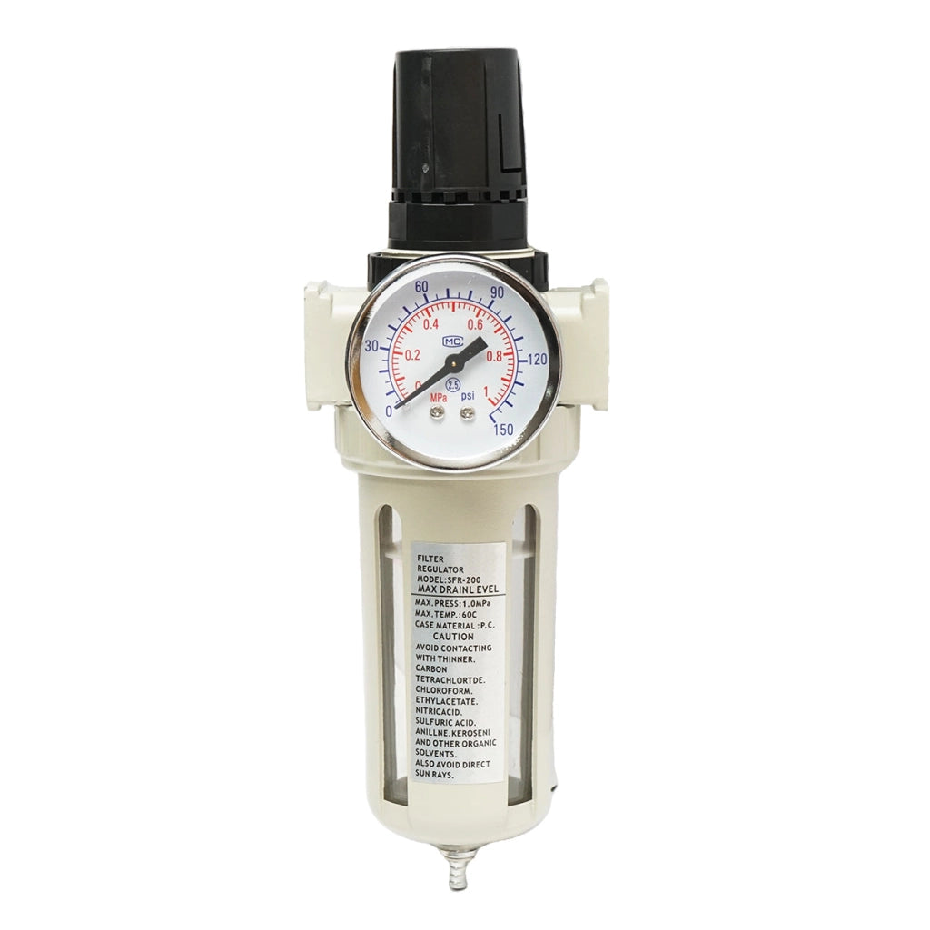 Filtro aria con regolatore di pressione max 1 MPa, 150 psi Hoteche