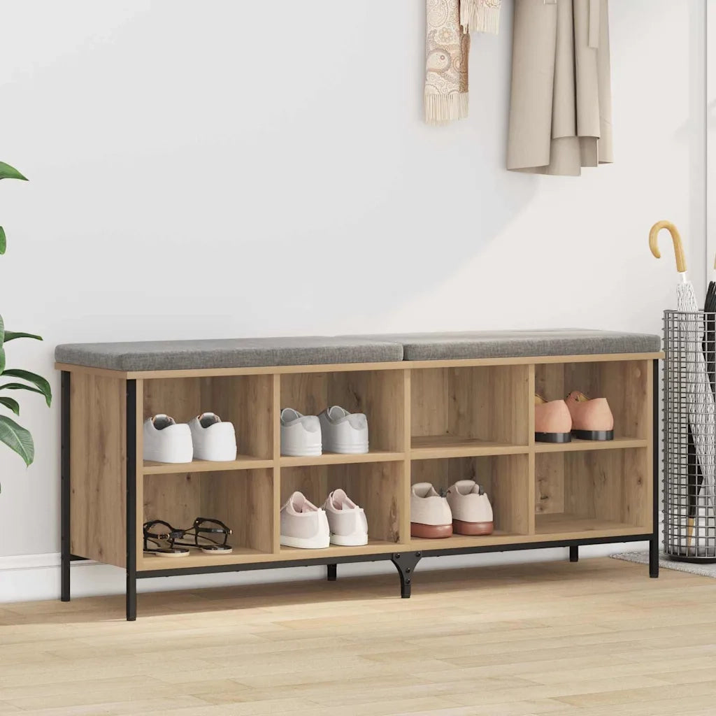 Scarpiera | Mobile per scarpe Rovere artigianale 131 x 35 x 50 cm