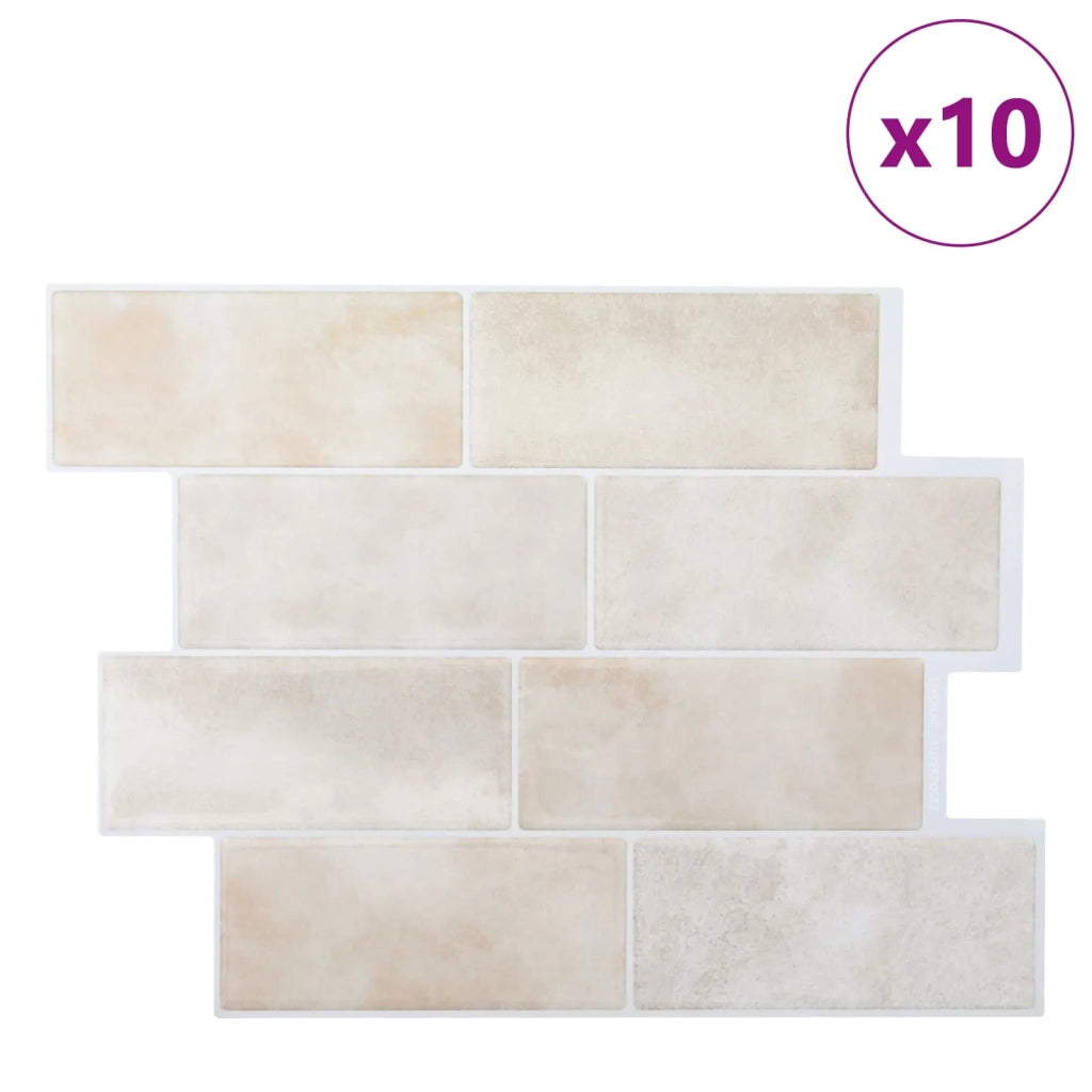 Piastrella subway 10 pcs Marmo Beige 29 x 21 cm 42046147
